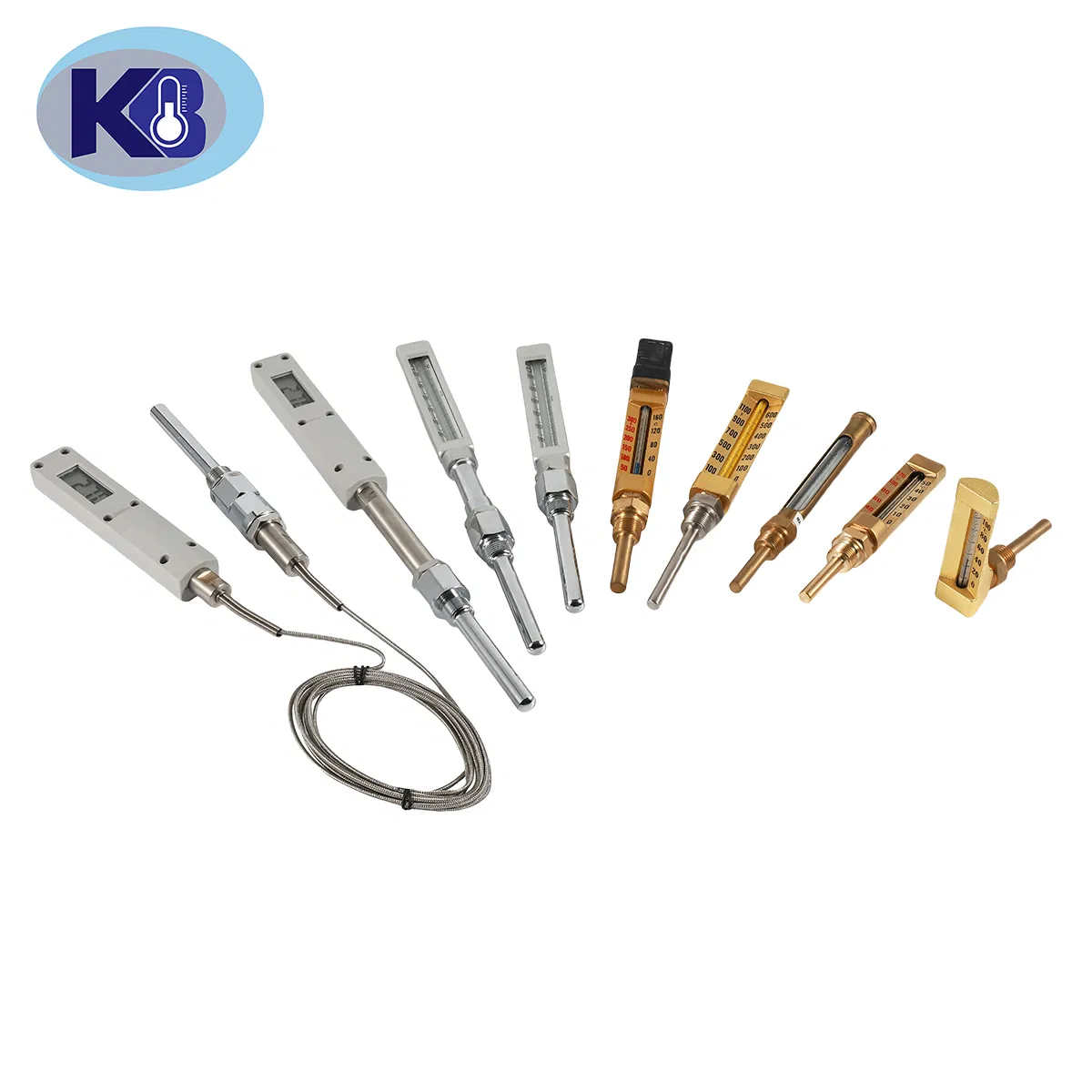 Marine Industrial V Shaped V Line Thermometers Glass Thermometers Gauges