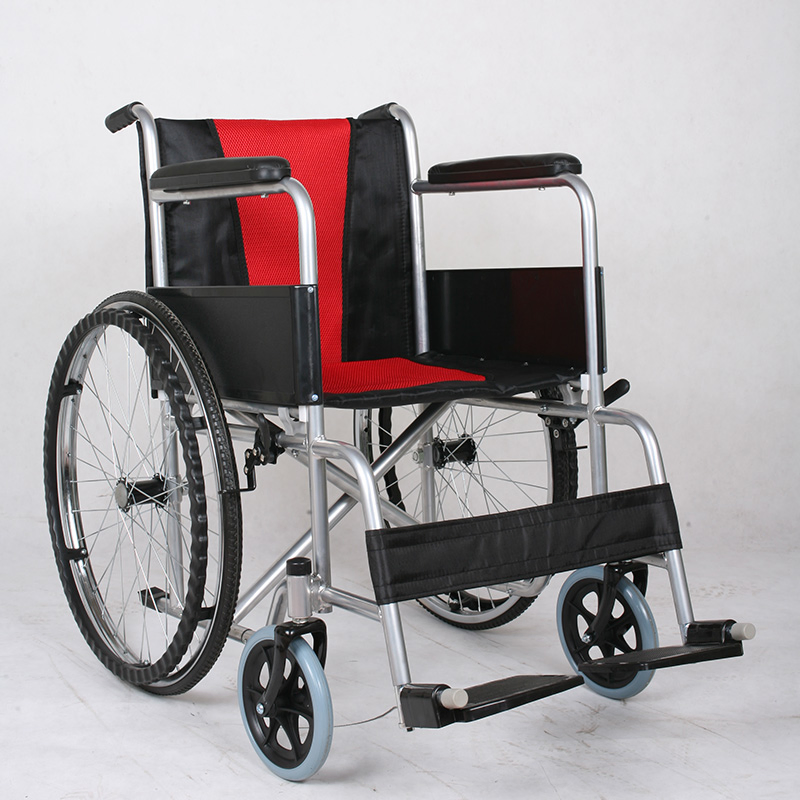 ODM/OEM Durable Comfortable Solid Manual Folding Wheelchair for Clinics