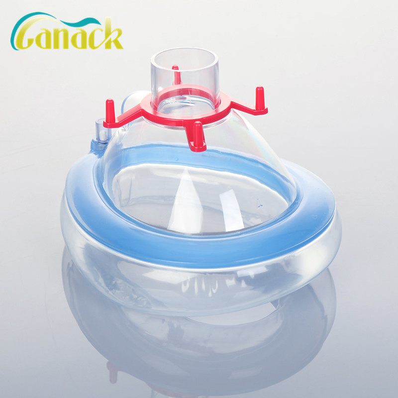 Disposible Medical Face Mask Anesthsia Mask PVC Mask