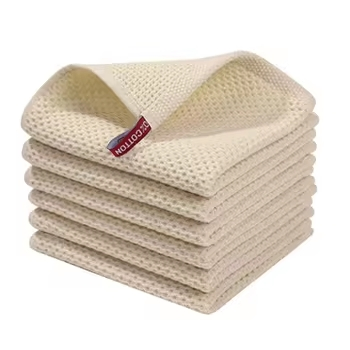 Custom Quick Drying Towel Terry Loop Wash Towel Cleaning Washable Tea Napkin Kitchen Towels