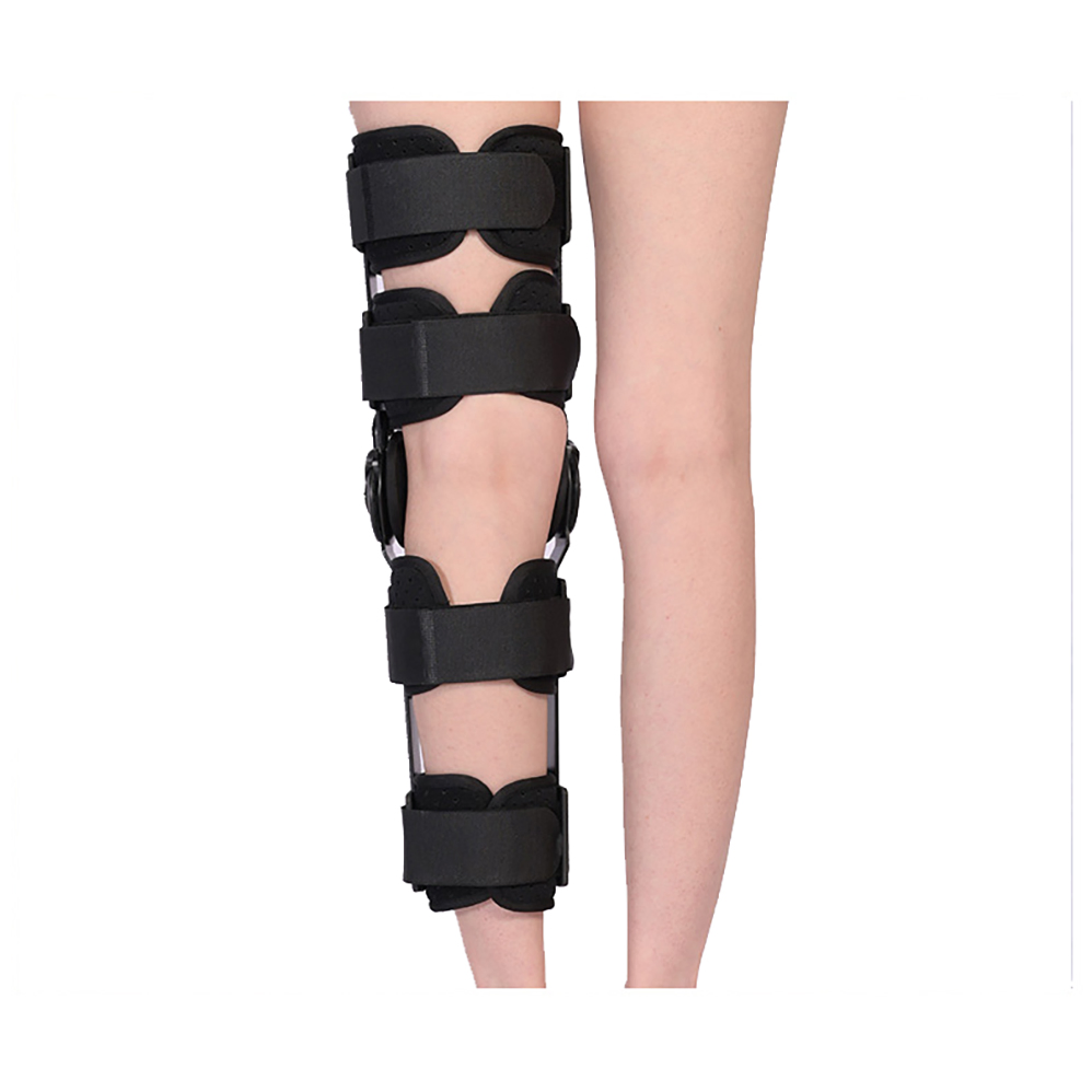 Adjustable Orthopedic Knee Brace Immobilizer Hinged ROM Knee Brace for Adult