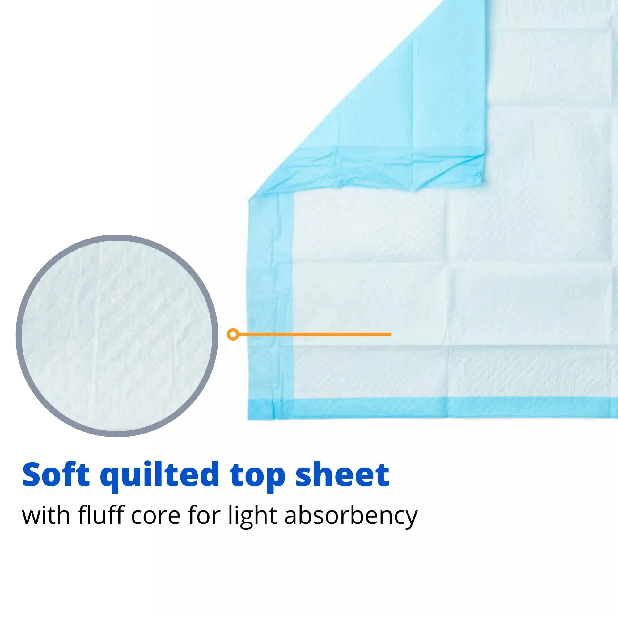 Soft Non-Woven Fabric Baby Disposable Changing Pad Breathable Waterproof Underpads Leak-Proof Mattress Incontinence Bed Pads