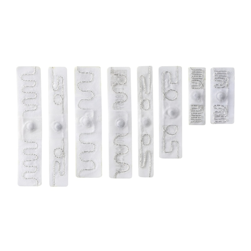 Oeko-Tex Certificated Hospitality Healthcare Washable RFID Transponder UHF Laundrychip Textile Fabric RFID Laundry Tags