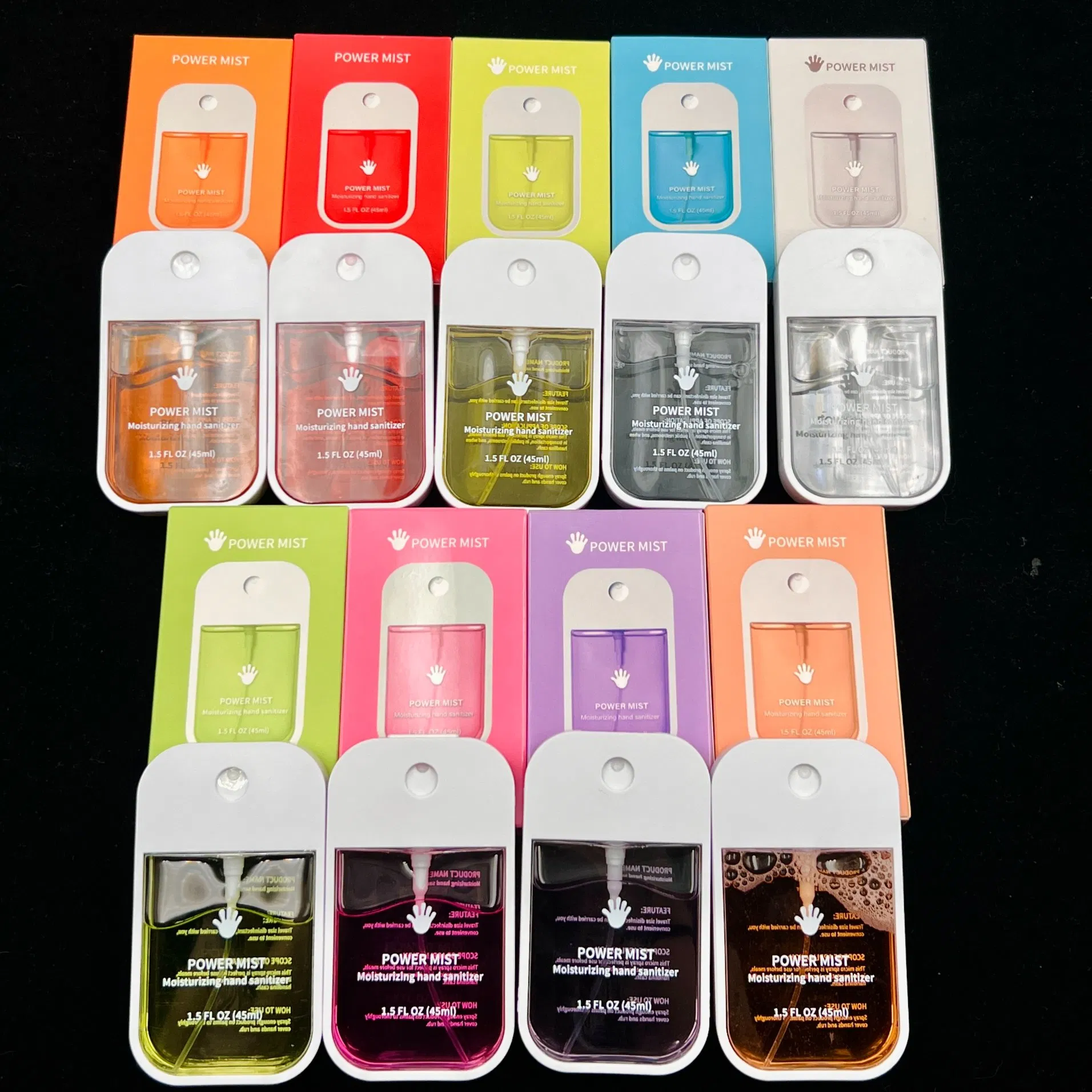 Hydrating Waterless Touch Hand Spray Liquid Alcohol-Based Kills 99.99% Bacterials Hand Sanitizer