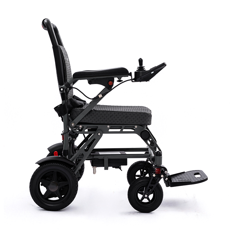 Portable Light Handicap Folding Electric Wheelchair with Toilet