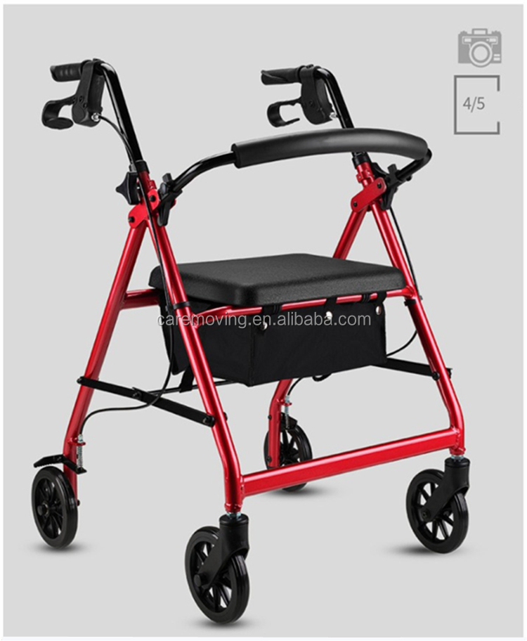 Sturdy Walking Aids with Aluminum Alloy Frame, 110 Kg Load