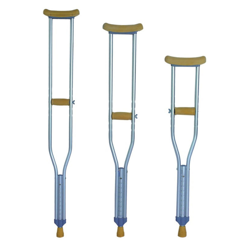 Medical Products Height Adjustable Aluminum Axillary Crutches with L M S Size