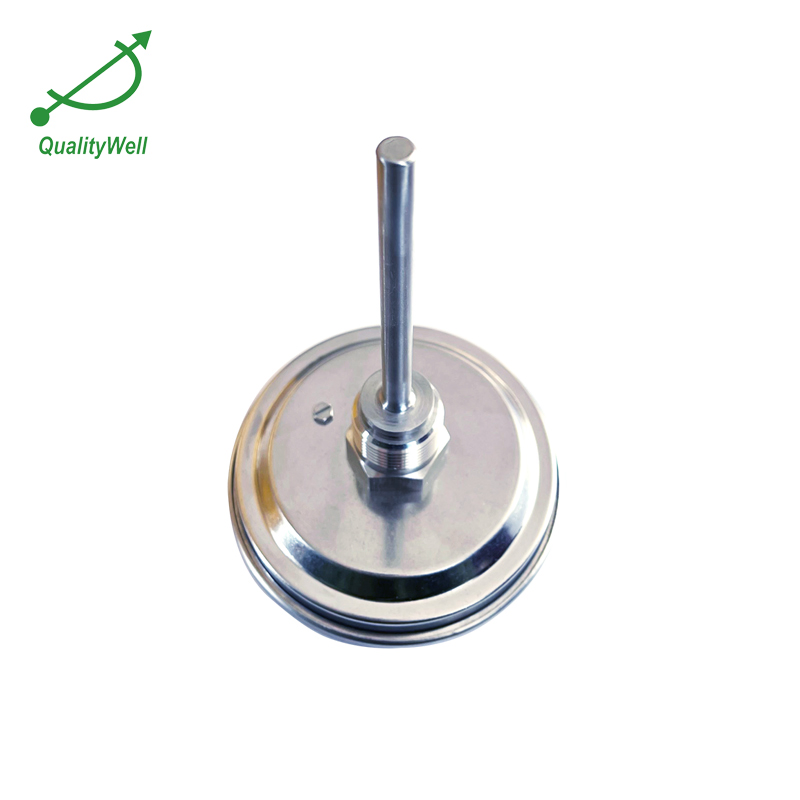 Hermetically Sealed Bezel Back Connection Mechanical Temperature Instrumentation Thermometer