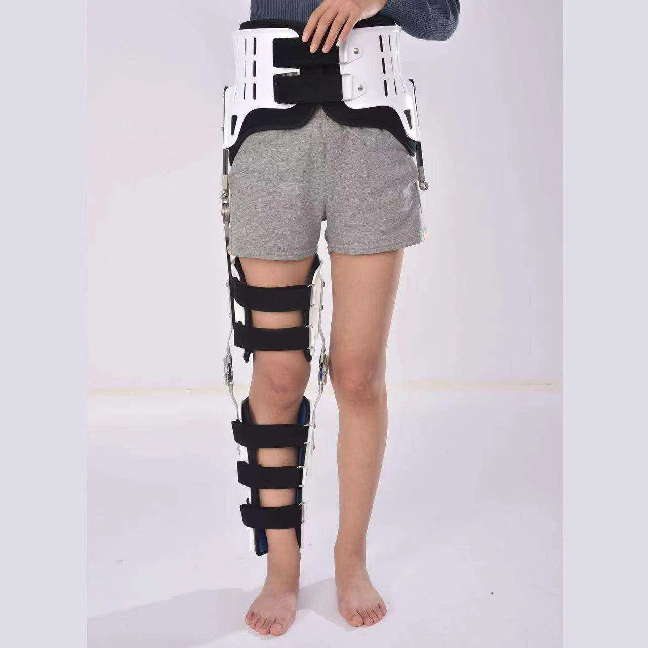 Adjustable Hip Knee Ankle Foot Orthosis Orthopedics Femoral Head Replacement Fracture Rehabilitation Thigh Brace
