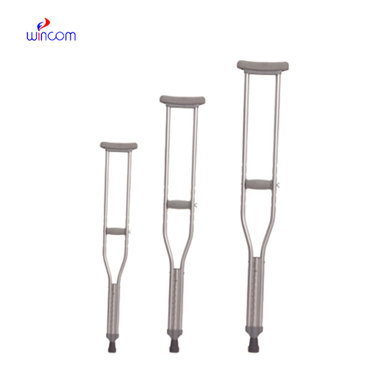 Medical Axillary Shock-Absorbing Crutch Under Arm Hand Crutches Elderly Disabled Walking Crutch