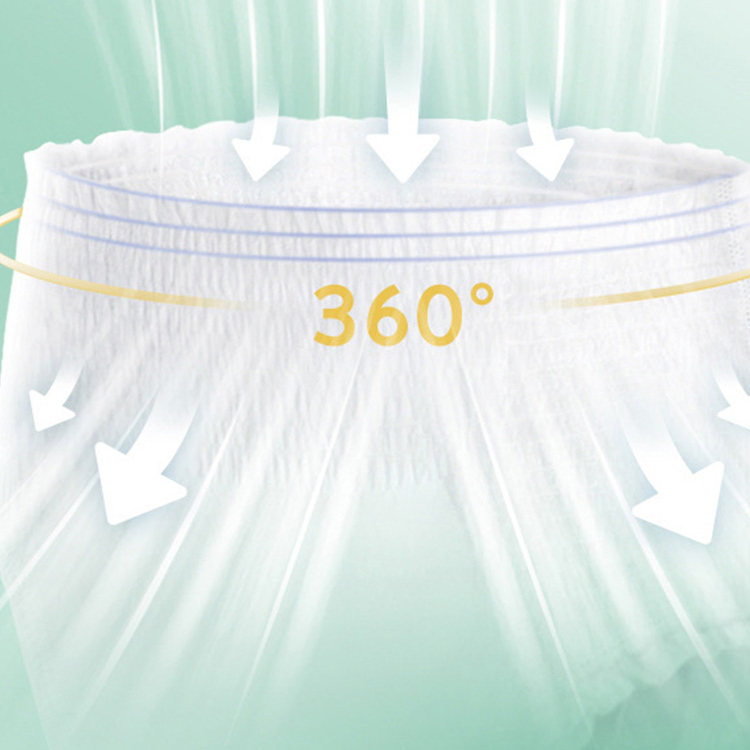 Ultra Thick Disposable Adult Pull up Diapers Incontinence Pants Diaper for Elderly
