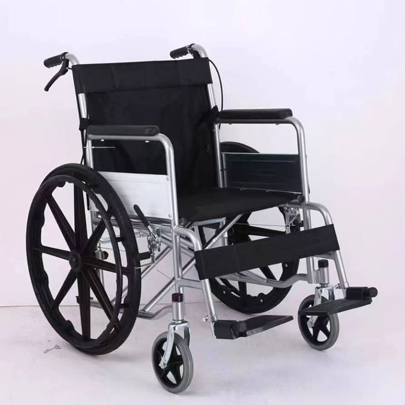 ODM/OEM Durable Comfortable Solid Manual Folding Wheelchair for Clinics