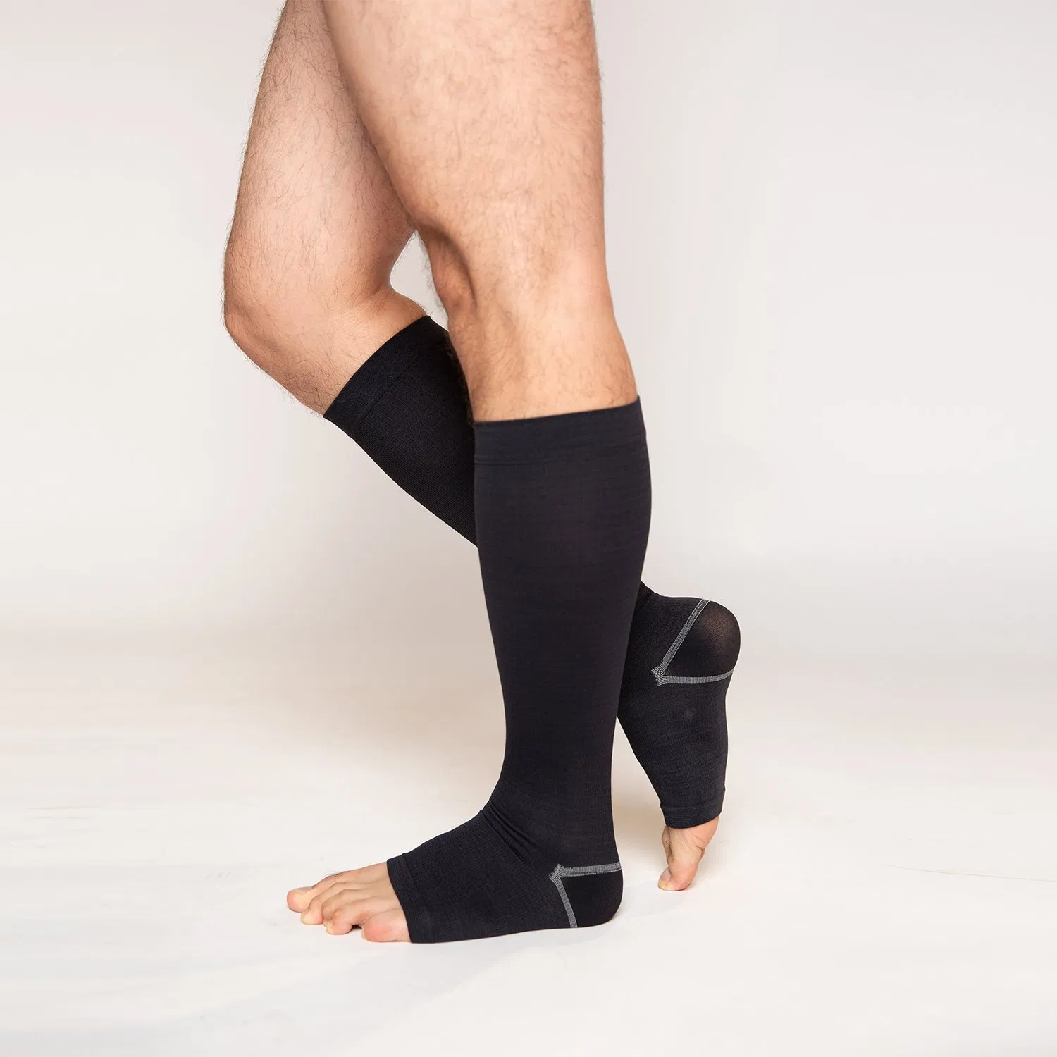 Personal 15-21mmhg Daily Knee High Tight Leggings Sock Compression Stockings for Men