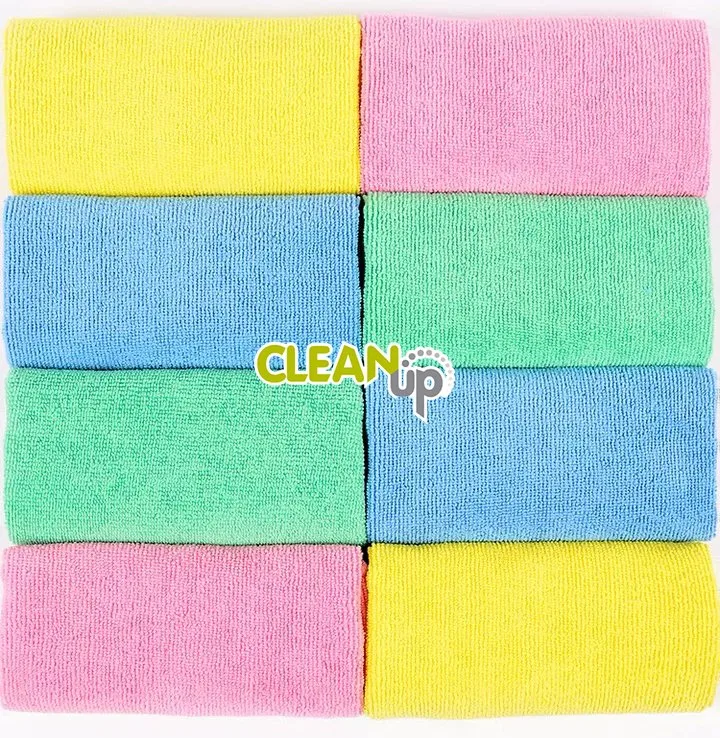 Super Absorbent Multipurpose Terry Microfiber Cleaning Cloth Washable Quick Dry Rag for Home Universal Car Microfiber Towel