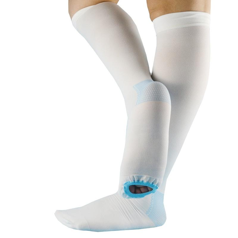 Anti Embolism Compression Stockings with Inspection Opening Under Knee