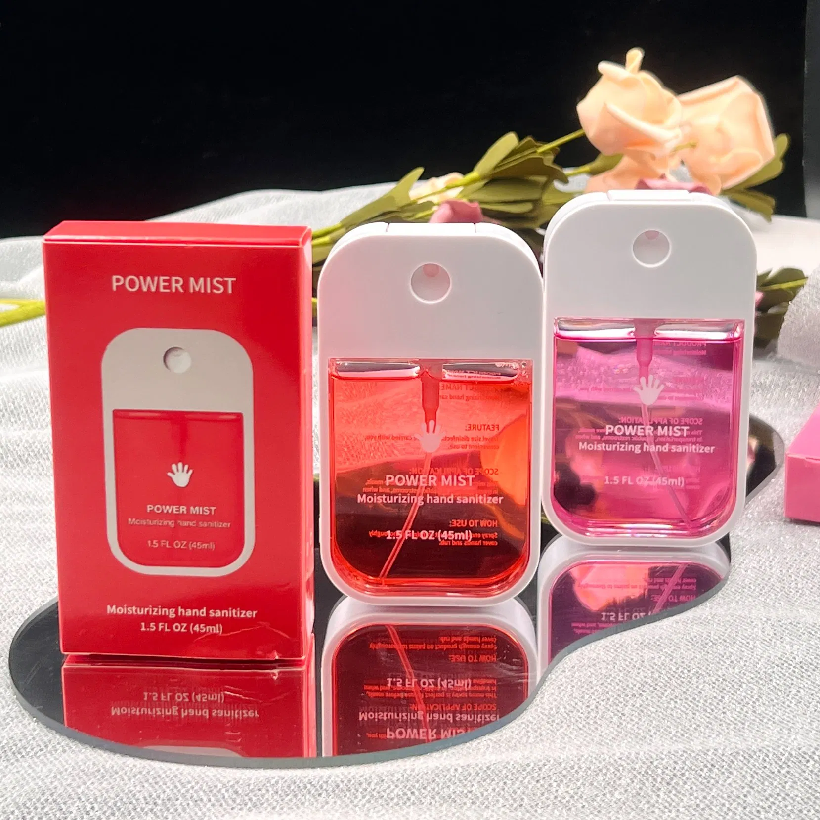 Hydrating Waterless Touch Hand Spray Liquid Alcohol-Based Kills 99.99% Bacterials Hand Sanitizer