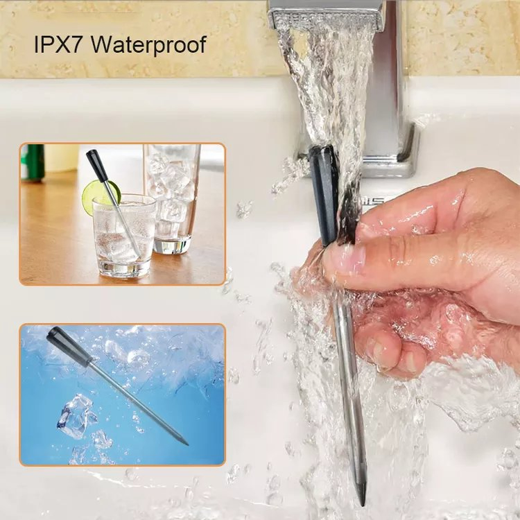 Wireless Bluetooth Meat Thermometer 165FT Wireless Range BBQ Thermometer Outdoor Thermometer for Perfect BBQ Grilling