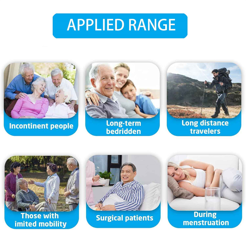 Soft Cotton-Feel Disposable Adult Diaper for Men and Women with CE ISO9001 ISO13485 Certification