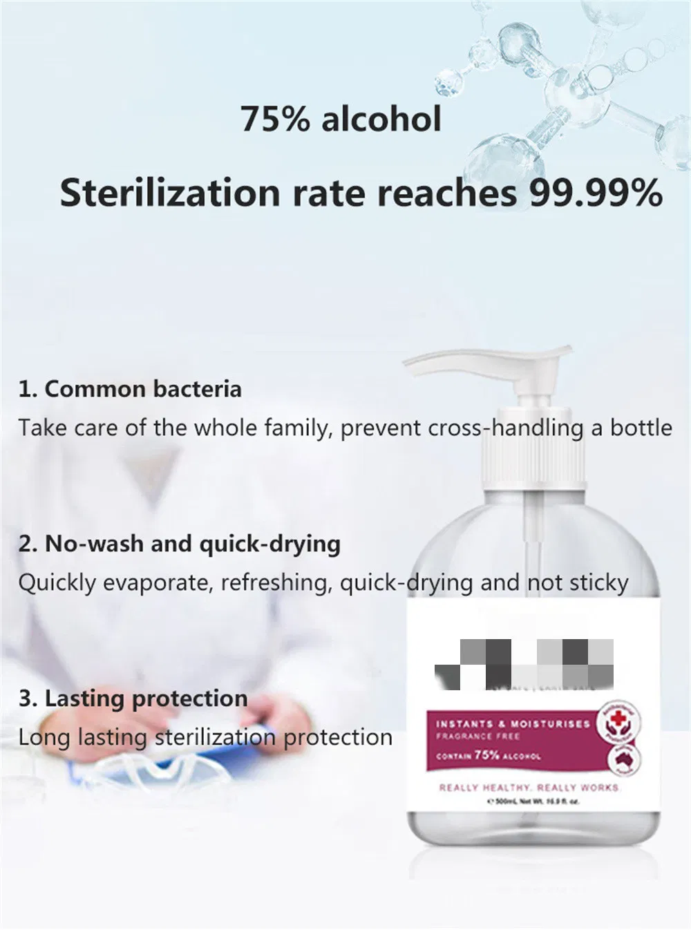 Hand Sanitizer Detail 1