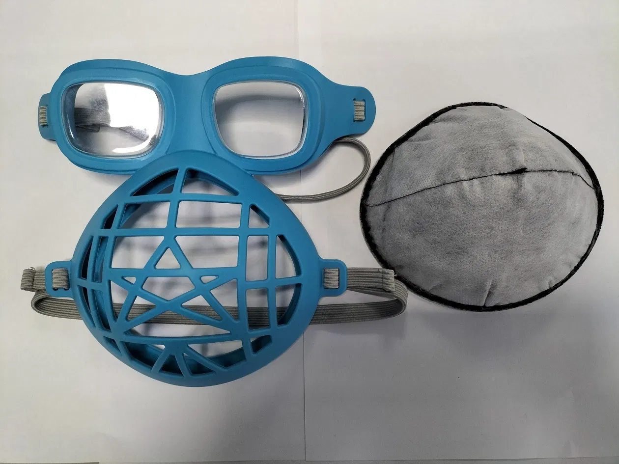 Freestyle Filter Safety Equipment Half-Face Silicone Work Respirator Mask for Dust Proof