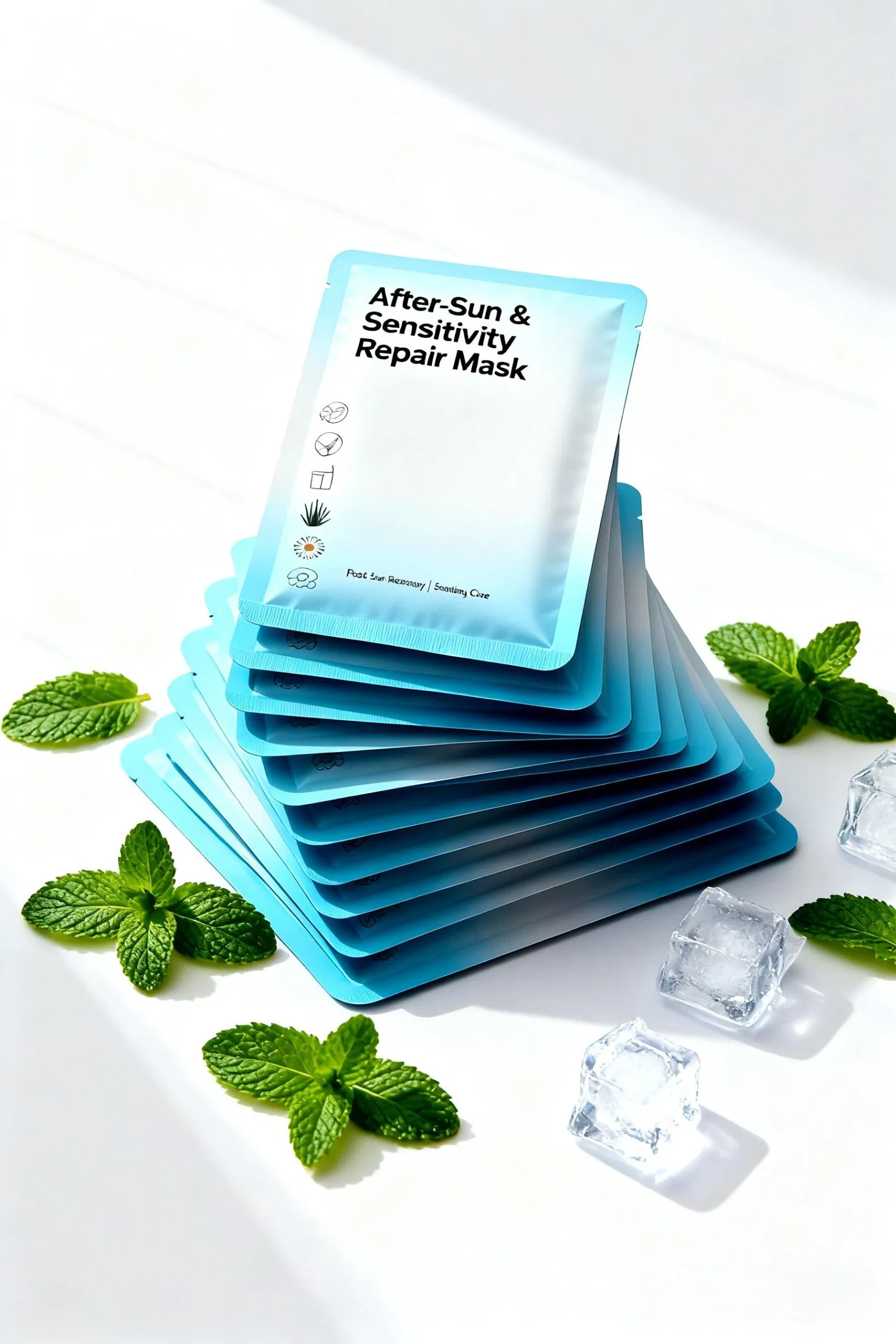 Antioxidant Glycerin Glucoside Revitalizing Glass Skin Face Mask for Youthful Radiance and Environmental Protection