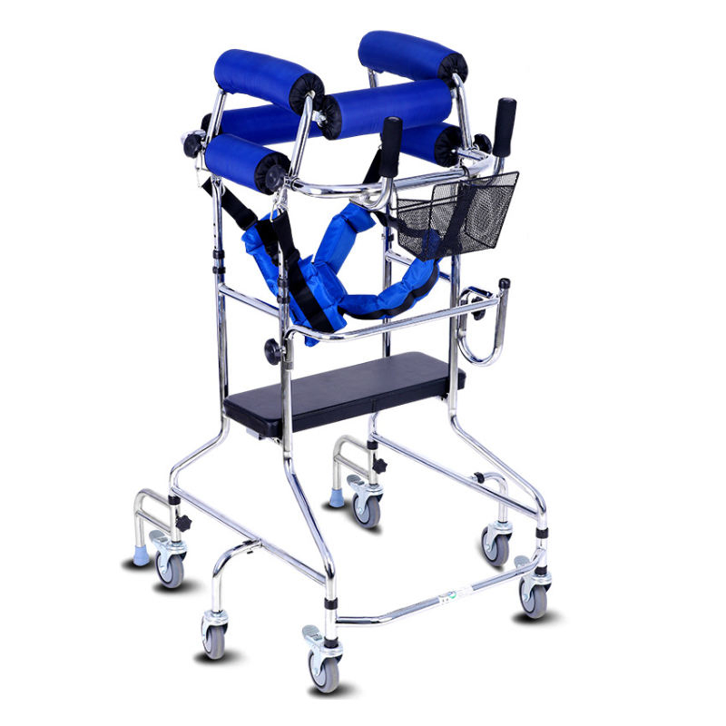 Comfortable Lightweight CE Certified Children's Walker Rollator Easy Walking Aids for Disabled Kids Rehabilitation Therapy