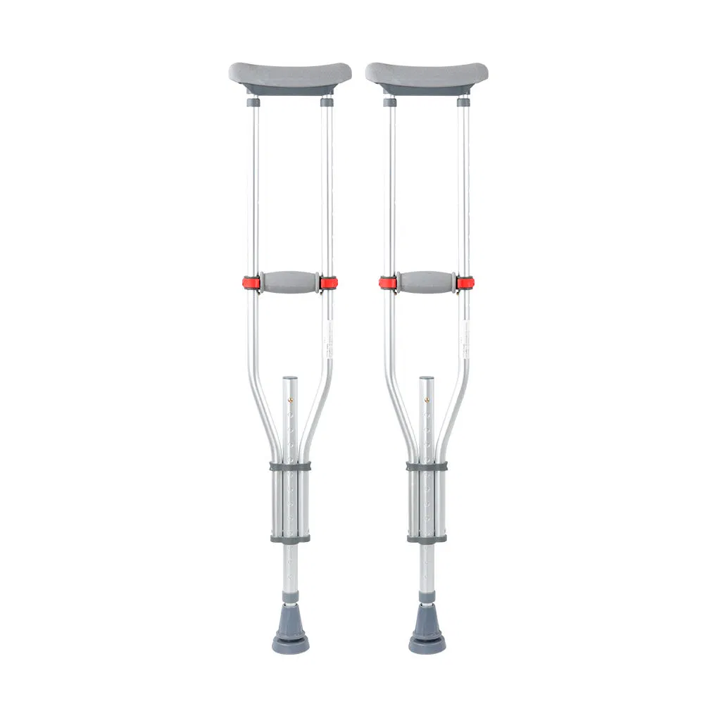 Orthopedic-Recommended Disabled Walking Stick Cane Axillary Underarm Crutches for Disabled Aluminum Alloy