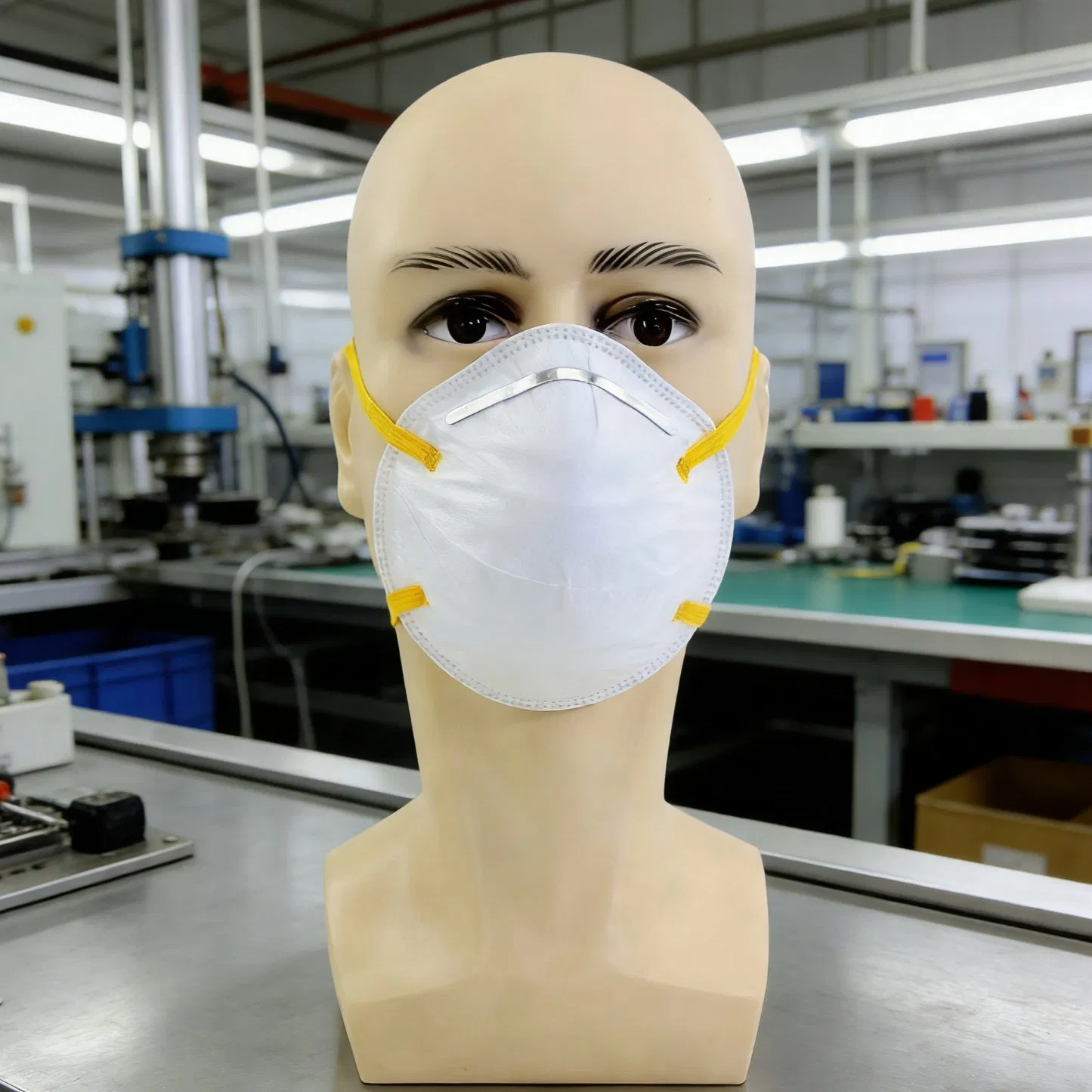 FFP2 Cup Shape Face Mask 4 Ply Headloop Safety Half Face Mask for Adult