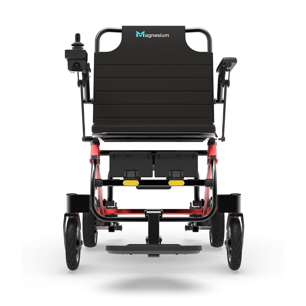 Newly Ultralight High Strength Magnesium Alloy Fast Folding Portable Electric Wheelchair for Disabled People