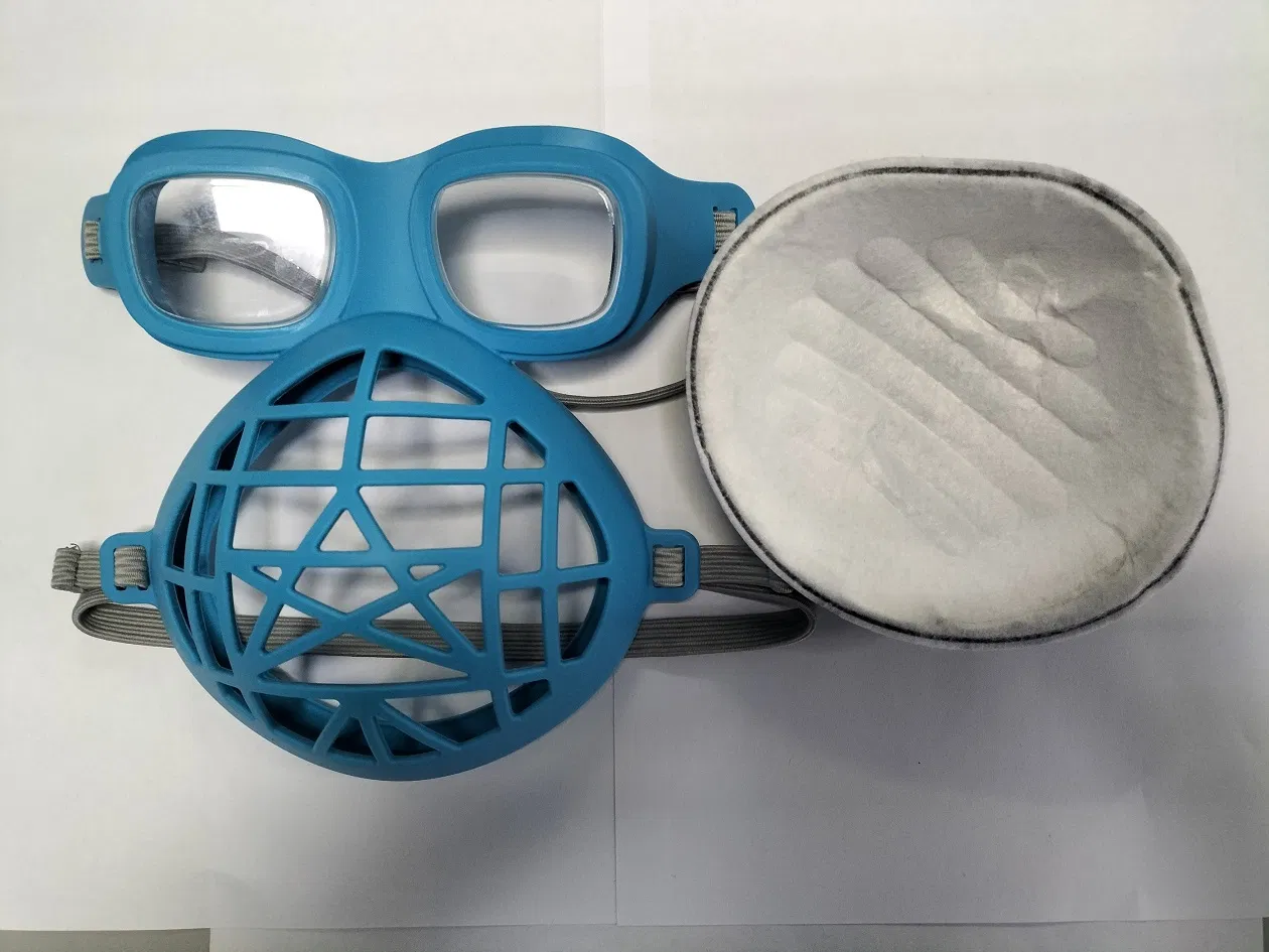 Freestyle Filter Safety Equipment Half-Face Silicone Work Respirator Mask for Dust Proof