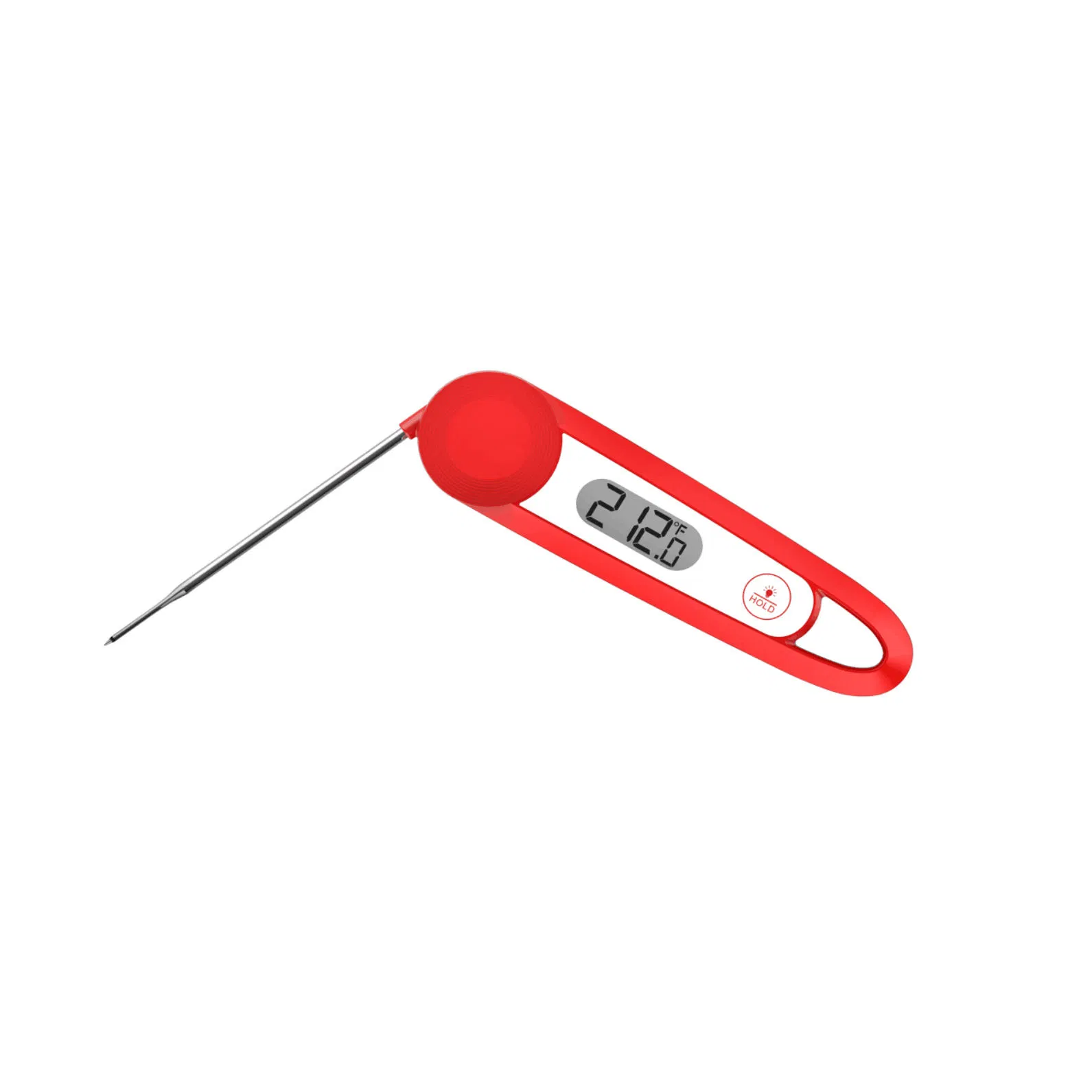 Instant Read Thermometer with Backlit Display for Easy Use
