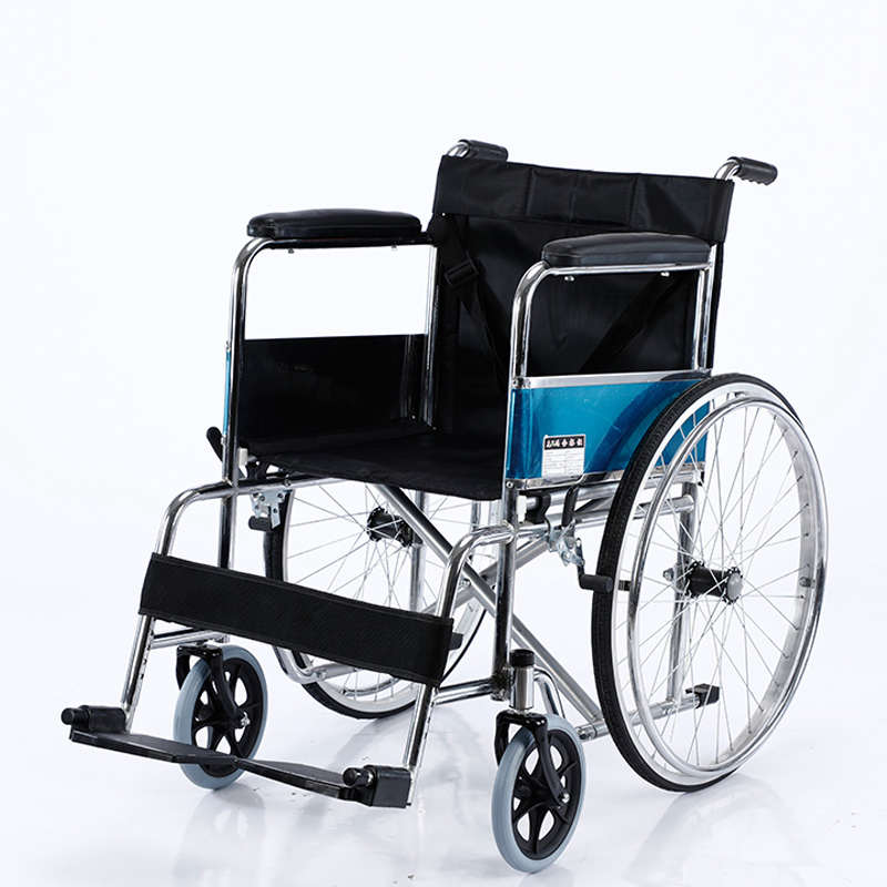 ODM/OEM Durable Comfortable Solid Manual Folding Wheelchair for Clinics