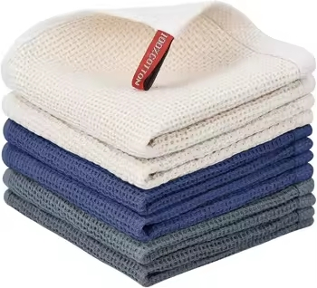 Custom Quick Drying Towel Terry Loop Wash Towel Cleaning Washable Tea Napkin Kitchen Towels