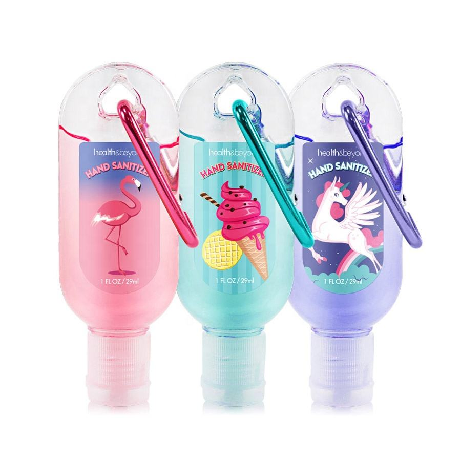 Custom Small Figurines Ornaments Portable Disinfection Disposable Hand Sanitizer Gel