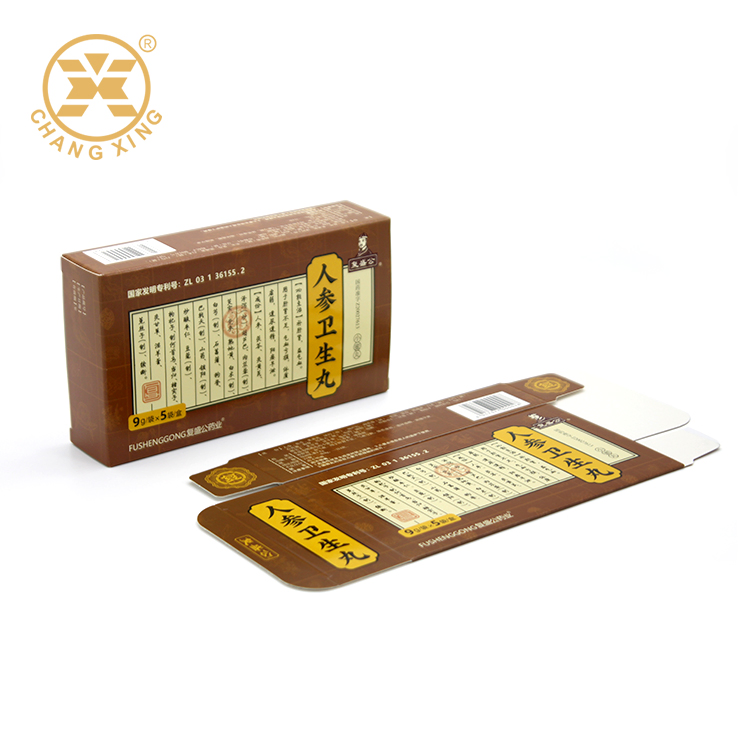 Eco Friendly Paper Cardboard Packaging Box for Tea/Herbs/Coffee Packaging