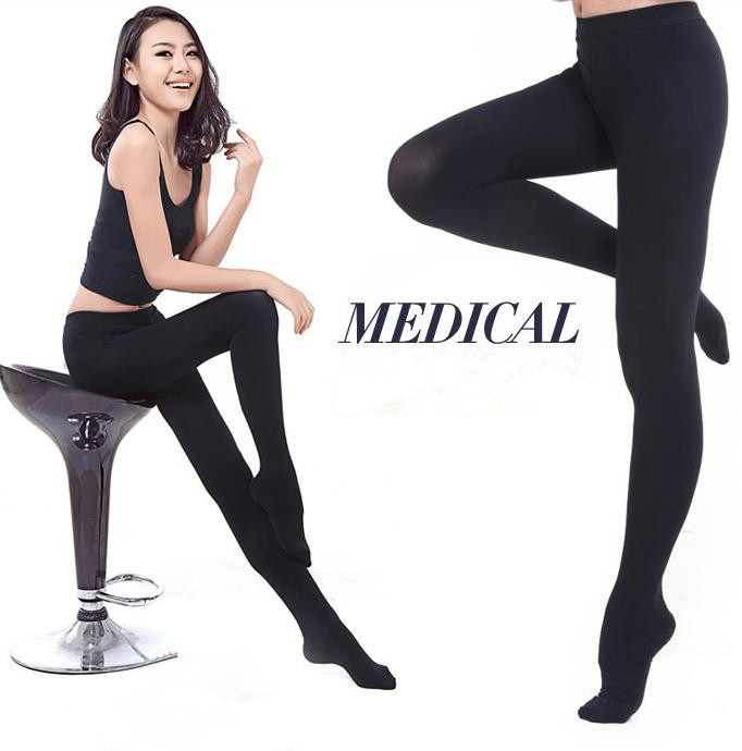 Medical Compression Pantyhose Vericose Veins Women Compression Stockings