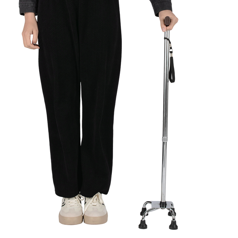 Dl-Silver 5041 Stick Walking Frame Medical Hand Cane Aluminum Crutches for Support and Defense