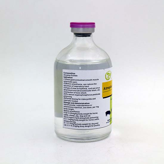 Animal Drugs Atropine Sulfate Injection 1mg