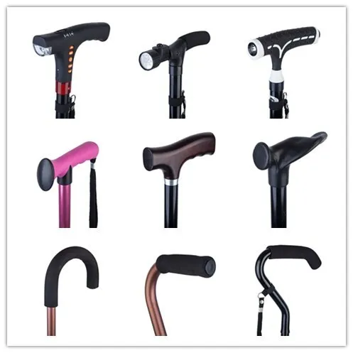 LED Folding Cane Detail