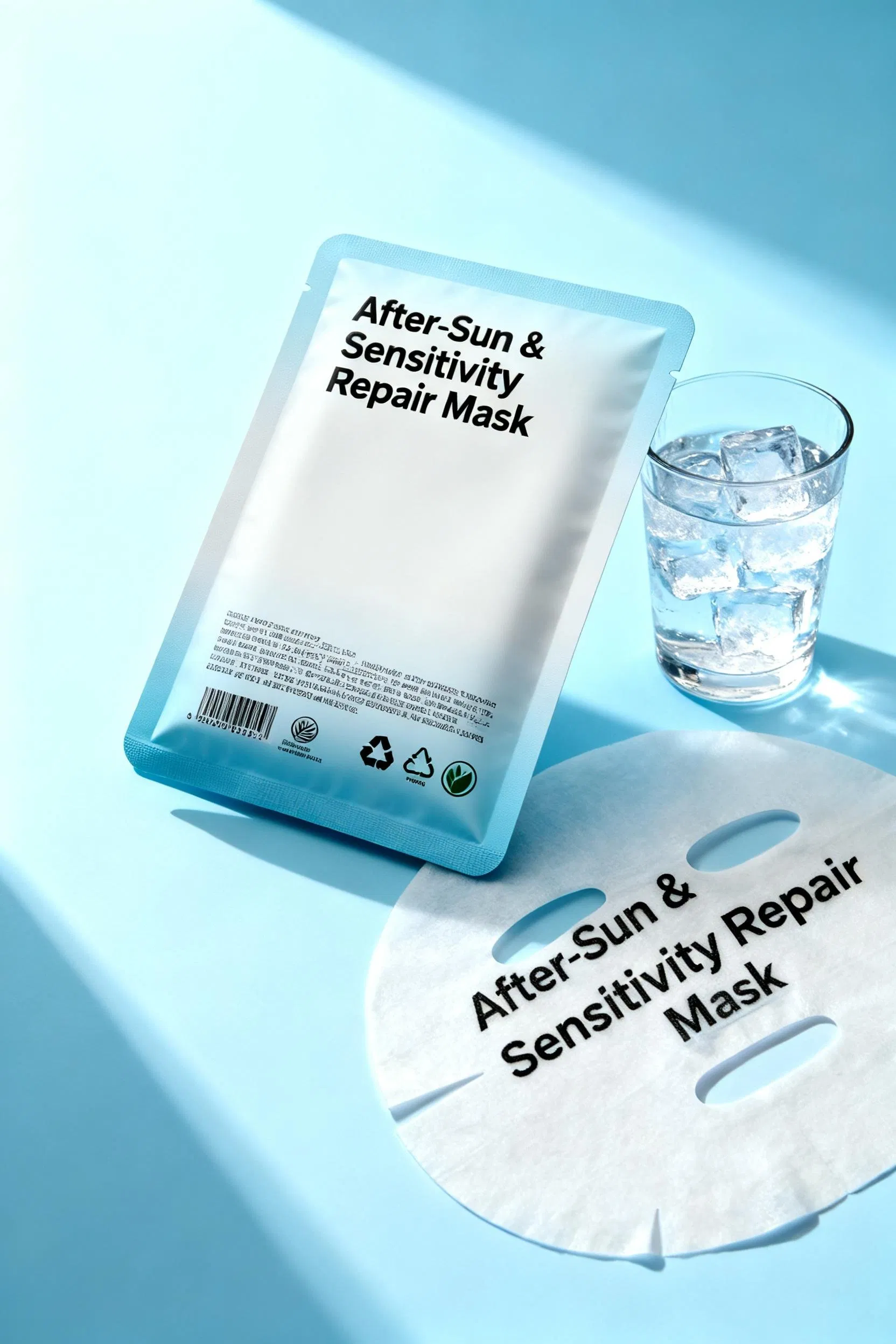 Antioxidant Glycerin Glucoside Revitalizing Glass Skin Face Mask for Youthful Radiance and Environmental Protection