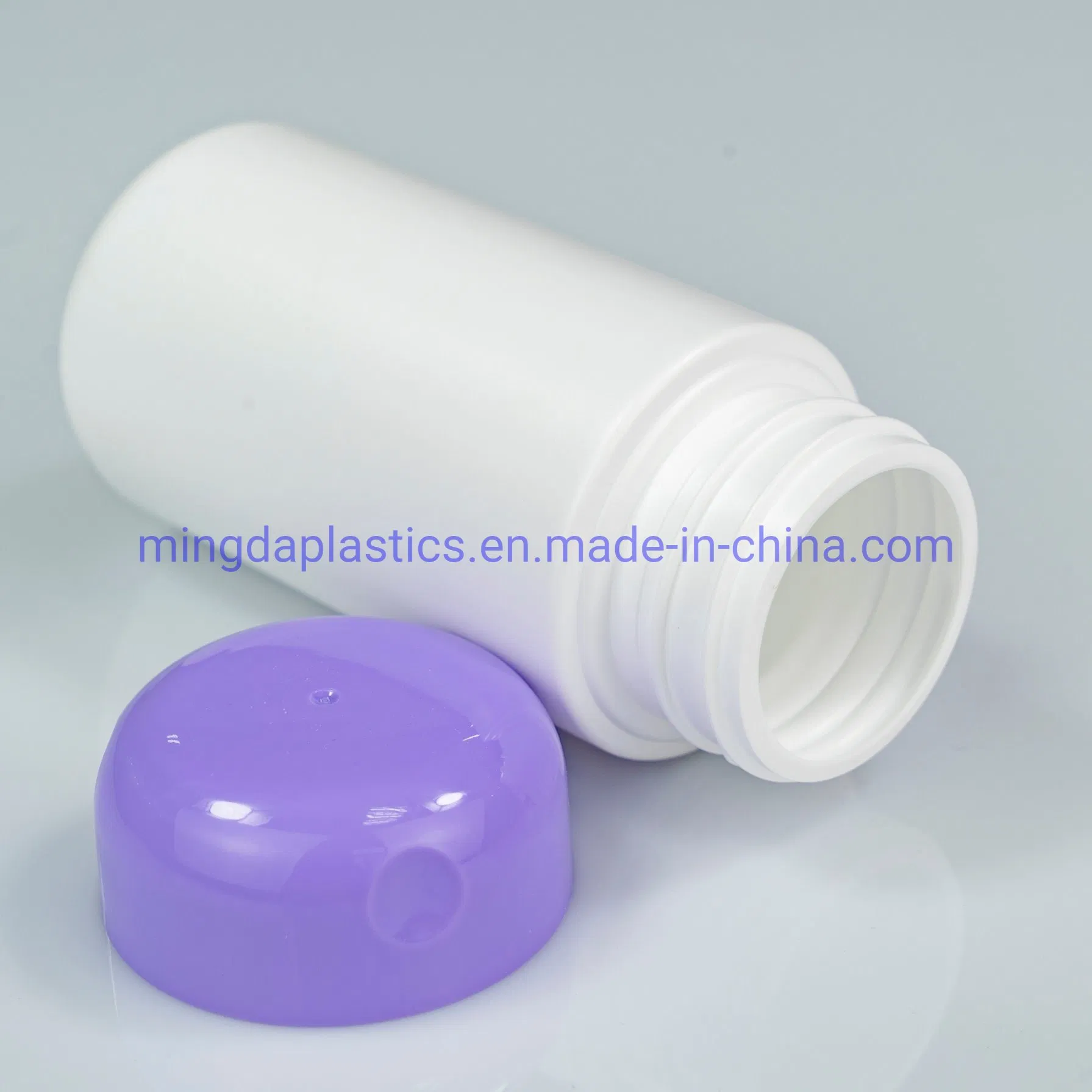 210ml Double Cap Colorful HDPE Pharmacy /Nutrition Packaging Plastic Bottle