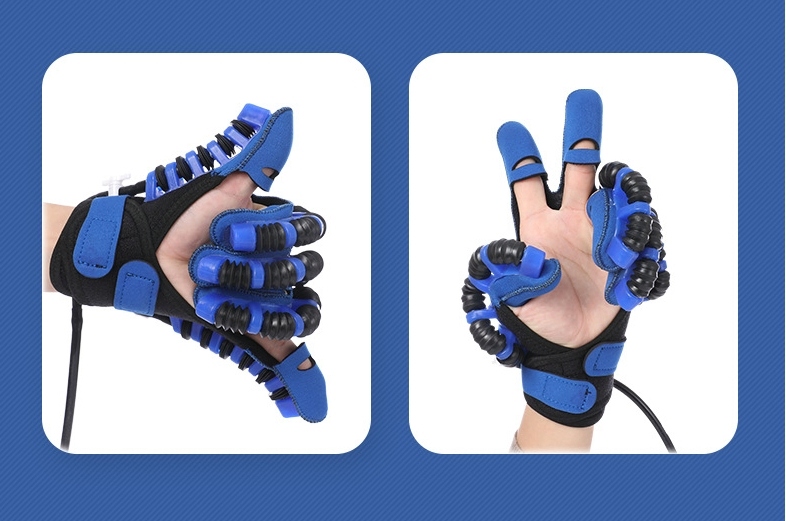 Pneumatic Rehabilitation Robot Hand Training Equipment Glove Smart Finger Exercise Instrument