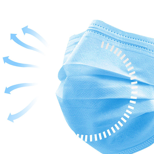 Adult Disposable Face Mask-Must-Have Travel Essentials, 50-Piece Pack with Individual Wrapping, 4-Layer Protective Design, Disposable Safety Face Coverings