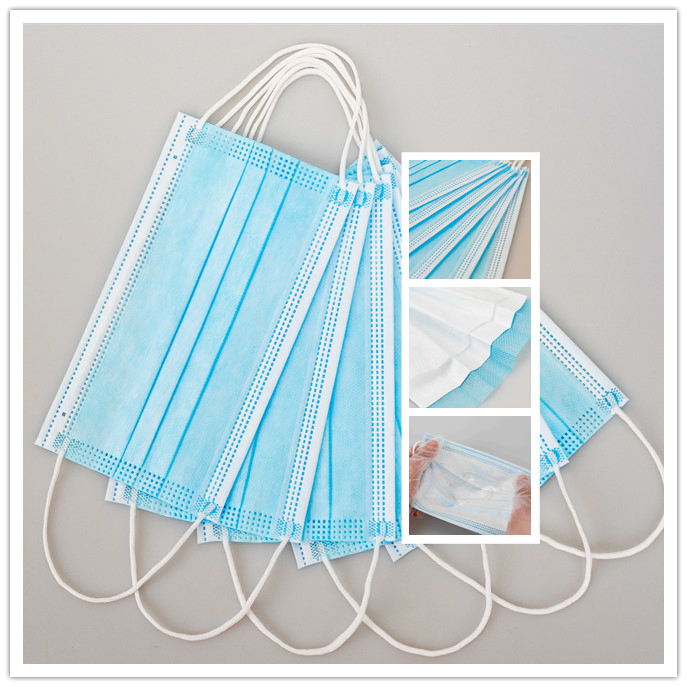En14683/FDA 510K High Level Disposable Medical Use 3ply Non-Woven Face Mask with Earloop