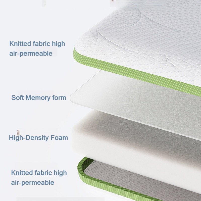 Bamboo Anti-Bacterial High Density Memory Foam Bed Mattress Topper Pad