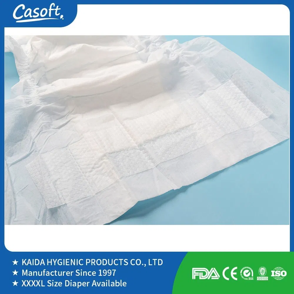 Free Samples Casoft Unisex Disposable Adult Diaper with Tabs Moderate Absorbency Incontinence Adult Diaper for Russia/USA/Australia/Brazil