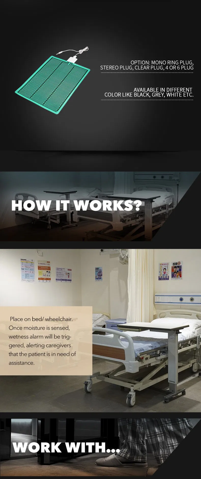 Elderly Care Fluid Leakage Sensor