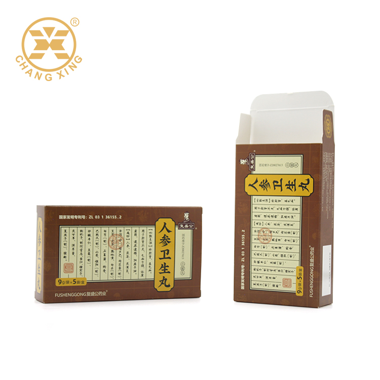 Eco Friendly Paper Cardboard Packaging Box for Tea/Herbs/Coffee Packaging