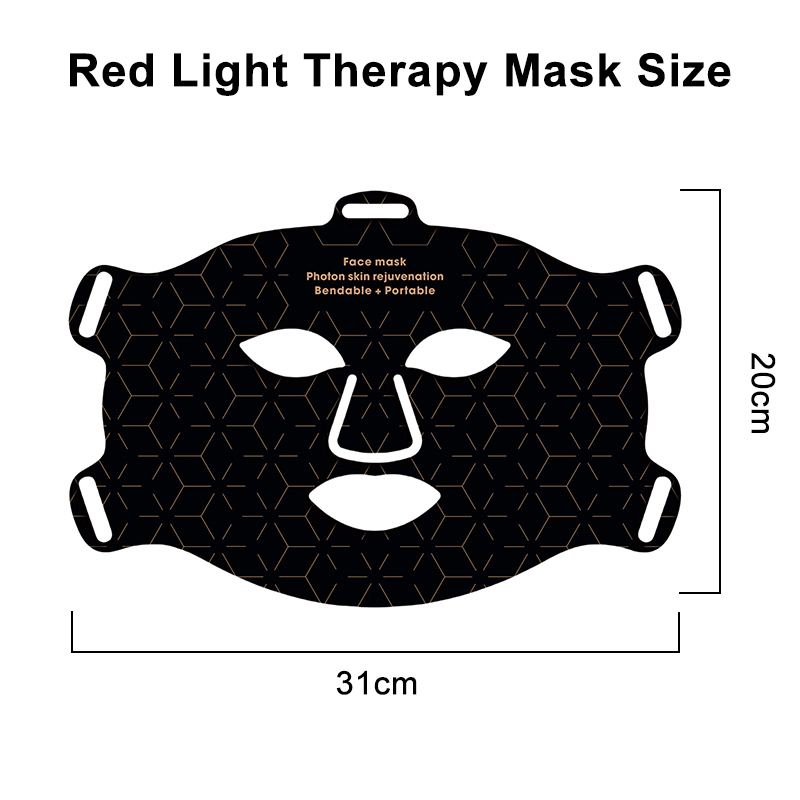 High Quality Medical Silicone LED Mask Facial Skin Care Infrared Red Light Therapy Machine LED Face Mask