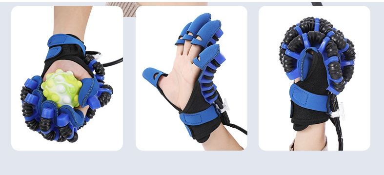 Pneumatic Rehabilitation Robot Hand Training Equipment Glove Smart Finger Exercise Instrument